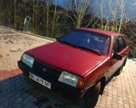 Красный ВАЗ 21099, объемом двигателя 1.5 л и пробегом 1 тыс. км за 750 $, фото 4 на Automoto.ua