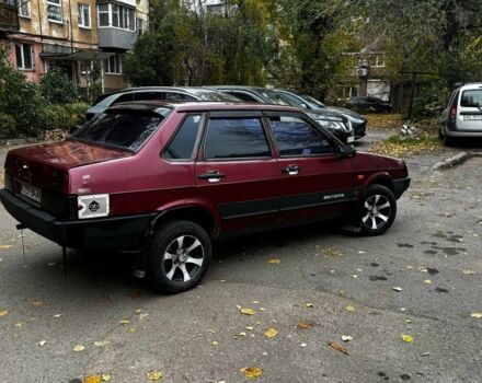 Красный ВАЗ 21099, объемом двигателя 1 л и пробегом 9 тыс. км за 1250 $, фото 1 на Automoto.ua