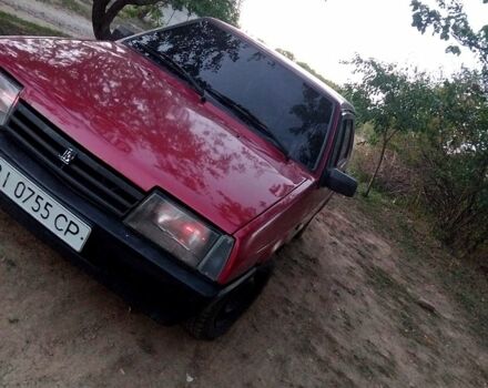 Красный ВАЗ 21099, объемом двигателя 1.5 л и пробегом 100 тыс. км за 1150 $, фото 5 на Automoto.ua