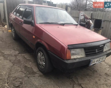 Красный ВАЗ 21099, объемом двигателя 1.5 л и пробегом 300 тыс. км за 1200 $, фото 1 на Automoto.ua