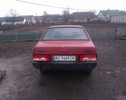Красный ВАЗ 21099, объемом двигателя 1.5 л и пробегом 320 тыс. км за 600 $, фото 1 на Automoto.ua