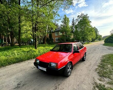 Красный ВАЗ 21099, объемом двигателя 1.5 л и пробегом 77 тыс. км за 1500 $, фото 1 на Automoto.ua