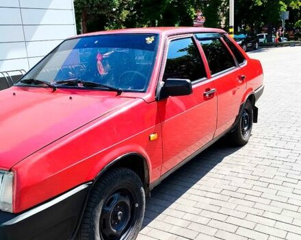 Красный ВАЗ 21099, объемом двигателя 1.5 л и пробегом 72 тыс. км за 1499 $, фото 2 на Automoto.ua