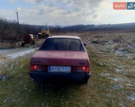 Красный ВАЗ 21099, объемом двигателя 1.6 л и пробегом 329 тыс. км за 1250 $, фото 5 на Automoto.ua