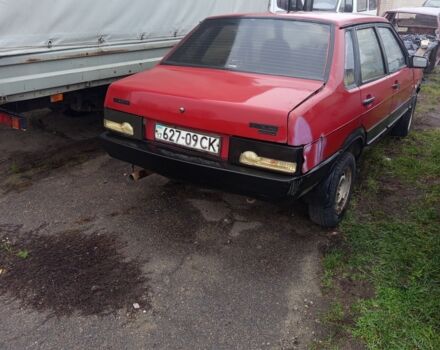 Красный ВАЗ 21099, объемом двигателя 1 л и пробегом 1 тыс. км за 450 $, фото 1 на Automoto.ua