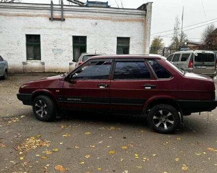 Красный ВАЗ 21099, объемом двигателя 1 л и пробегом 9 тыс. км за 1250 $, фото 2 на Automoto.ua