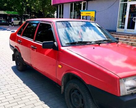 Красный ВАЗ 21099, объемом двигателя 1.5 л и пробегом 72 тыс. км за 1499 $, фото 3 на Automoto.ua
