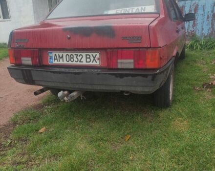 Красный ВАЗ 21099, объемом двигателя 1.5 л и пробегом 275 тыс. км за 632 $, фото 2 на Automoto.ua