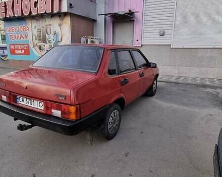 Красный ВАЗ 21099, объемом двигателя 1.5 л и пробегом 168 тыс. км за 1500 $, фото 1 на Automoto.ua