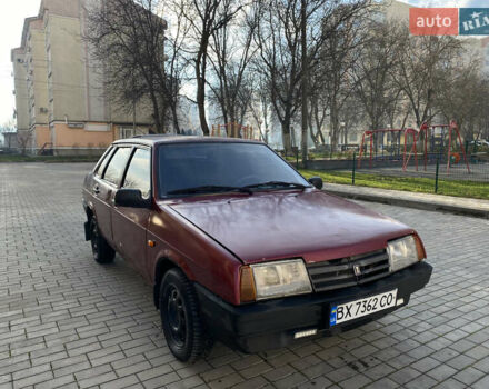 Красный ВАЗ 21099, объемом двигателя 1.5 л и пробегом 138 тыс. км за 600 $, фото 1 на Automoto.ua