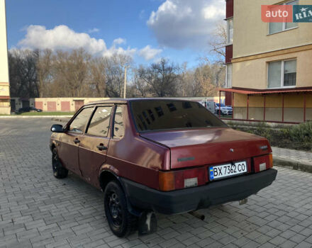 Красный ВАЗ 21099, объемом двигателя 1.5 л и пробегом 138 тыс. км за 600 $, фото 3 на Automoto.ua