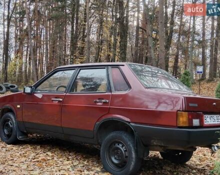Красный ВАЗ 21099, объемом двигателя 1.46 л и пробегом 55 тыс. км за 900 $, фото 3 на Automoto.ua