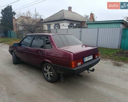 Красный ВАЗ 21099, объемом двигателя 1.5 л и пробегом 68 тыс. км за 1600 $, фото 7 на Automoto.ua