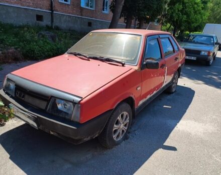 Красный ВАЗ 21099, объемом двигателя 1.5 л и пробегом 10 тыс. км за 700 $, фото 1 на Automoto.ua