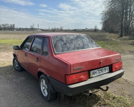 Красный ВАЗ 21099, объемом двигателя 1.5 л и пробегом 3 тыс. км за 964 $, фото 1 на Automoto.ua