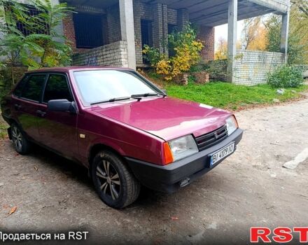 Красный ВАЗ 21099, объемом двигателя 1.5 л и пробегом 168 тыс. км за 1400 $, фото 2 на Automoto.ua
