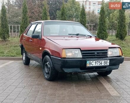 Красный ВАЗ 21099, объемом двигателя 1.46 л и пробегом 55 тыс. км за 900 $, фото 3 на Automoto.ua