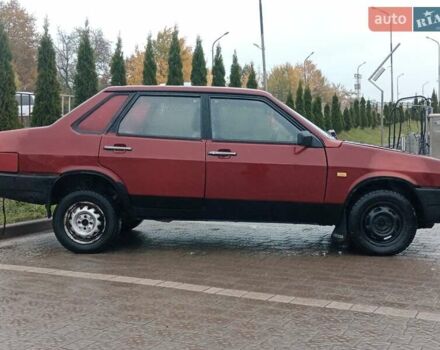 Красный ВАЗ 21099, объемом двигателя 1.5 л и пробегом 54 тыс. км за 999 $, фото 1 на Automoto.ua
