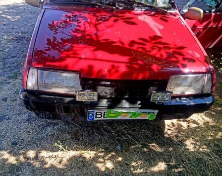 Красный ВАЗ 21099, объемом двигателя 1.6 л и пробегом 0 тыс. км за 1000 $, фото 1 на Automoto.ua