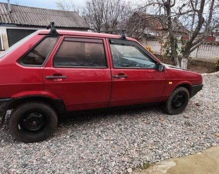 Красный ВАЗ 21099, объемом двигателя 1.5 л и пробегом 70 тыс. км за 1250 $, фото 3 на Automoto.ua