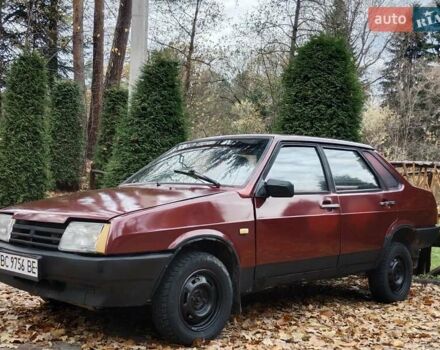 Красный ВАЗ 21099, объемом двигателя 1.46 л и пробегом 55 тыс. км за 950 $, фото 3 на Automoto.ua