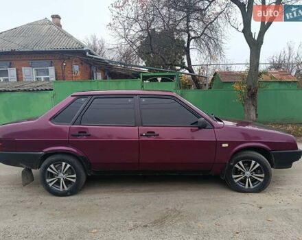 Красный ВАЗ 21099, объемом двигателя 1.5 л и пробегом 68 тыс. км за 1600 $, фото 9 на Automoto.ua