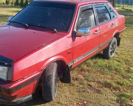 Красный ВАЗ 21099, объемом двигателя 1.5 л и пробегом 322 тыс. км за 750 $, фото 7 на Automoto.ua