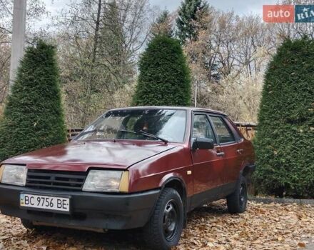 Красный ВАЗ 21099, объемом двигателя 1.46 л и пробегом 55 тыс. км за 900 $, фото 7 на Automoto.ua