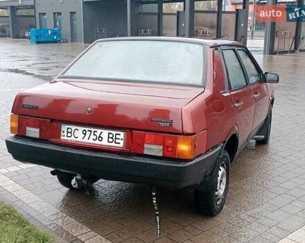 Красный ВАЗ 21099, объемом двигателя 1.5 л и пробегом 54 тыс. км за 999 $, фото 5 на Automoto.ua