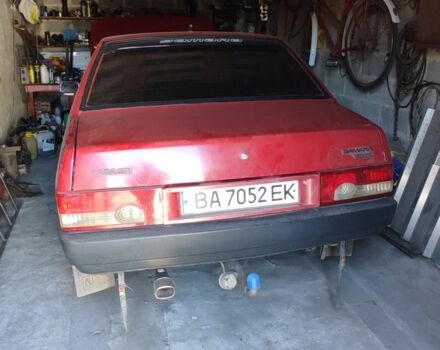 Красный ВАЗ 21099, объемом двигателя 1.5 л и пробегом 70 тыс. км за 1250 $, фото 1 на Automoto.ua