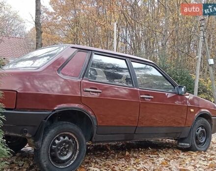 Красный ВАЗ 21099, объемом двигателя 1.46 л и пробегом 55 тыс. км за 950 $, фото 6 на Automoto.ua