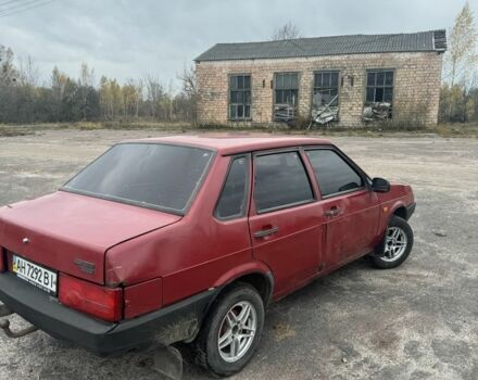 Красный ВАЗ 21099, объемом двигателя 1.5 л и пробегом 3 тыс. км за 737 $, фото 4 на Automoto.ua