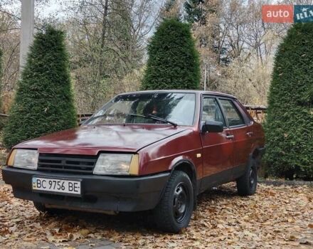 Красный ВАЗ 21099, объемом двигателя 1.5 л и пробегом 55 тыс. км за 999 $, фото 5 на Automoto.ua