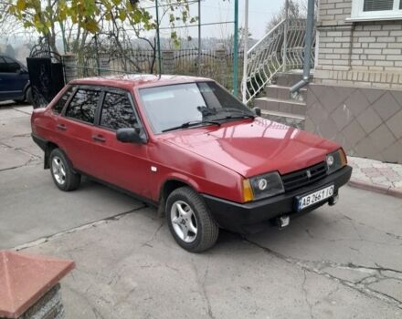 Красный ВАЗ 21099, объемом двигателя 1.5 л и пробегом 123 тыс. км за 2100 $, фото 1 на Automoto.ua