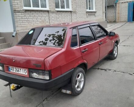 Красный ВАЗ 21099, объемом двигателя 1.5 л и пробегом 123 тыс. км за 2100 $, фото 2 на Automoto.ua