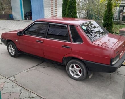 Красный ВАЗ 21099, объемом двигателя 1.5 л и пробегом 123 тыс. км за 2100 $, фото 3 на Automoto.ua