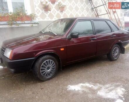 Красный ВАЗ 21099, объемом двигателя 1.5 л и пробегом 228 тыс. км за 1300 $, фото 1 на Automoto.ua