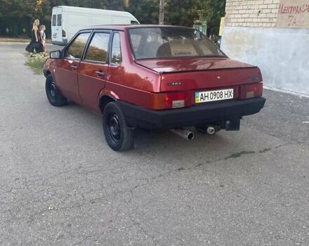 Красный ВАЗ 21099, объемом двигателя 1.6 л и пробегом 300 тыс. км за 1812 $, фото 2 на Automoto.ua