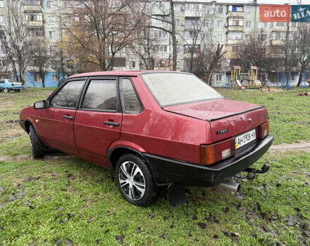 Красный ВАЗ 21099, объемом двигателя 1.5 л и пробегом 200 тыс. км за 1800 $, фото 8 на Automoto.ua