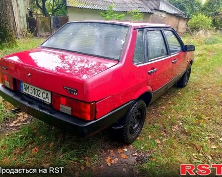 Красный ВАЗ 21099, объемом двигателя 1.5 л и пробегом 99 тыс. км за 1250 $, фото 4 на Automoto.ua