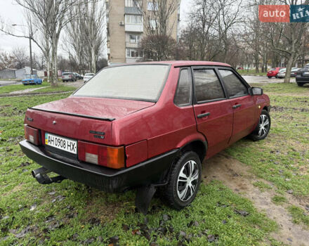 Красный ВАЗ 21099, объемом двигателя 1.5 л и пробегом 200 тыс. км за 1800 $, фото 6 на Automoto.ua