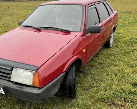 Красный ВАЗ 21099, объемом двигателя 1.5 л и пробегом 156 тыс. км за 1399 $, фото 1 на Automoto.ua