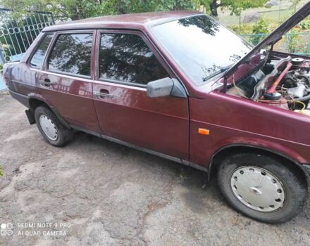 Красный ВАЗ 21099, объемом двигателя 1.5 л и пробегом 200 тыс. км за 952 $, фото 3 на Automoto.ua