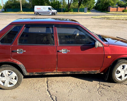 Красный ВАЗ 21099, объемом двигателя 1.5 л и пробегом 217 тыс. км за 1400 $, фото 5 на Automoto.ua