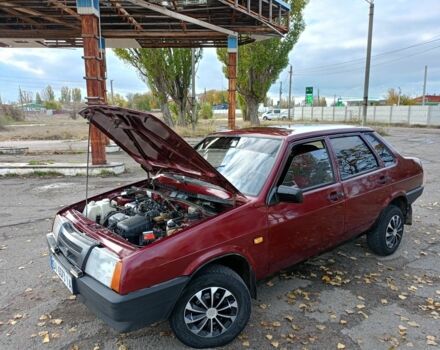 Красный ВАЗ 21099, объемом двигателя 1.5 л и пробегом 100 тыс. км за 1550 $, фото 5 на Automoto.ua