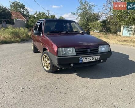 Красный ВАЗ 21099, объемом двигателя 1.6 л и пробегом 85 тыс. км за 2700 $, фото 5 на Automoto.ua