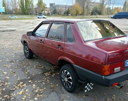 Красный ВАЗ 21099, объемом двигателя 1.5 л и пробегом 100 тыс. км за 1550 $, фото 2 на Automoto.ua