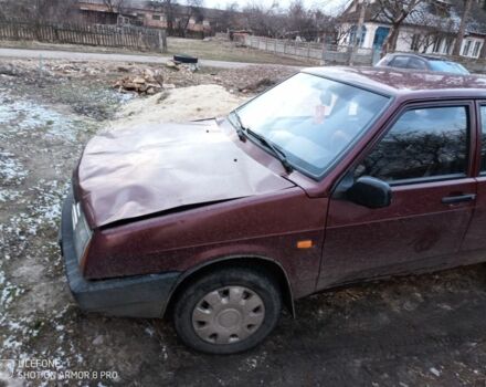 Красный ВАЗ 21099, объемом двигателя 1.5 л и пробегом 80 тыс. км за 1200 $, фото 6 на Automoto.ua
