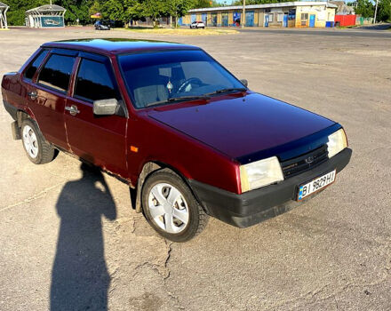 Красный ВАЗ 21099, объемом двигателя 1.5 л и пробегом 217 тыс. км за 1400 $, фото 6 на Automoto.ua