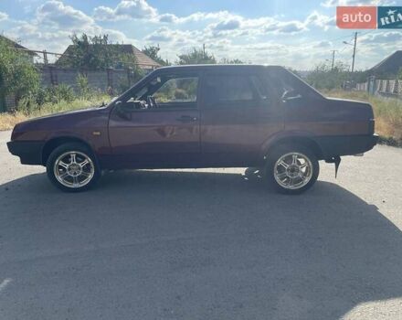 Красный ВАЗ 21099, объемом двигателя 1.6 л и пробегом 85 тыс. км за 2700 $, фото 1 на Automoto.ua